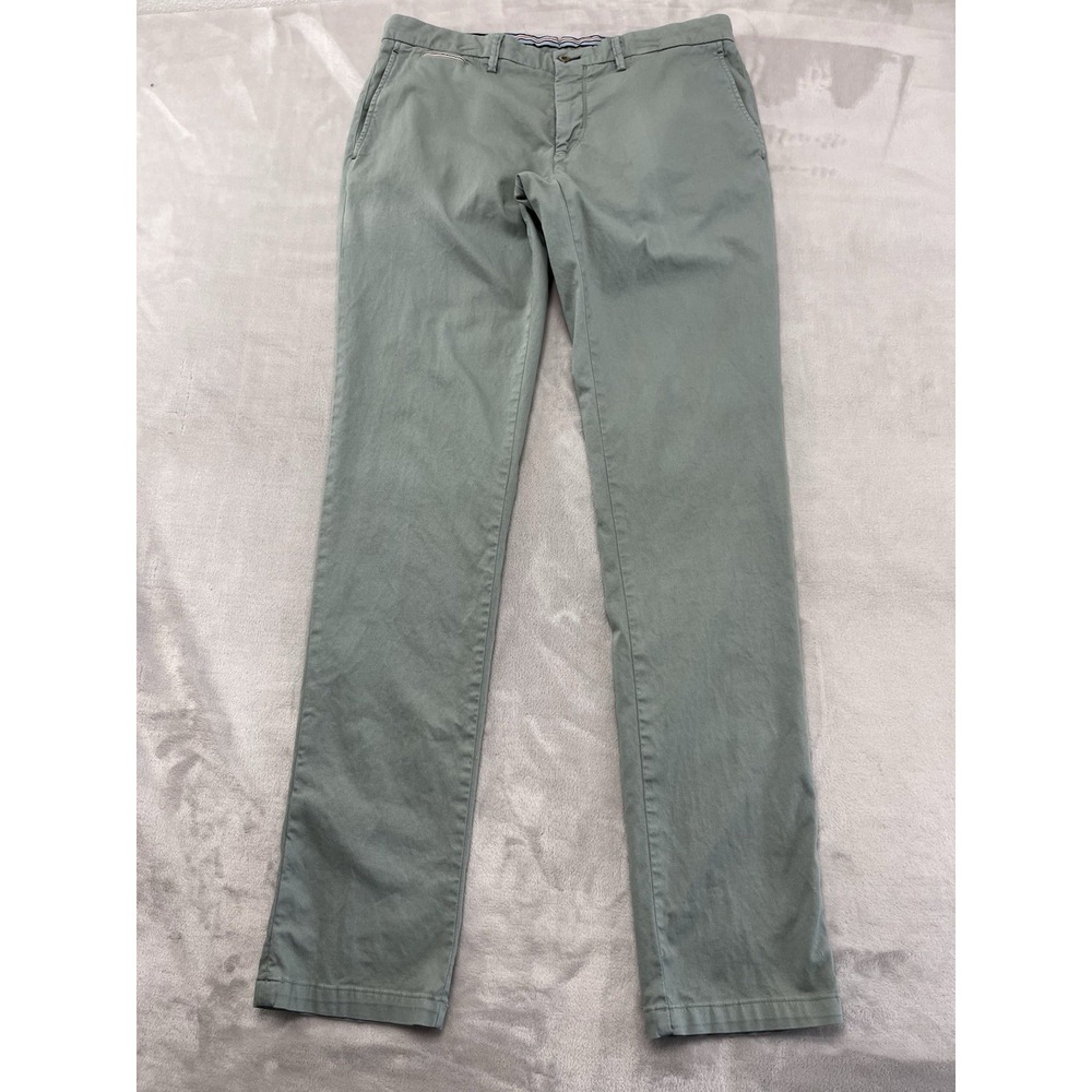 Mason Ems Milano Pants Men 50 Green Forte Dei Marmis Stretch Tapered Trouser